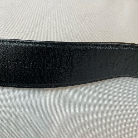 Versace Men's Leather Belt, Black- 85/34, DCDD690.DNAPA - Picture 7 of 9